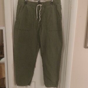 Womens Olive Green Pants